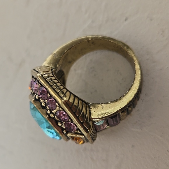 Heidi Daus Lavish Layers Crystal Faceted Ring - Picture 4 of 7